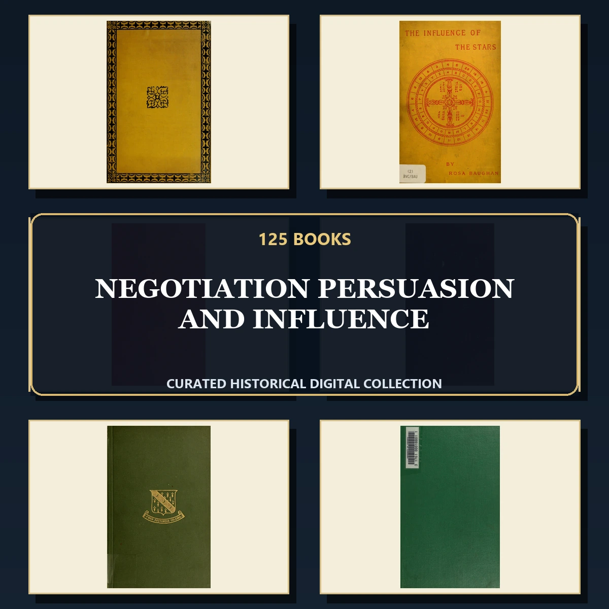 125 Negotiation Persuasion and Influence PDF Books – Curated Historical Collection cover