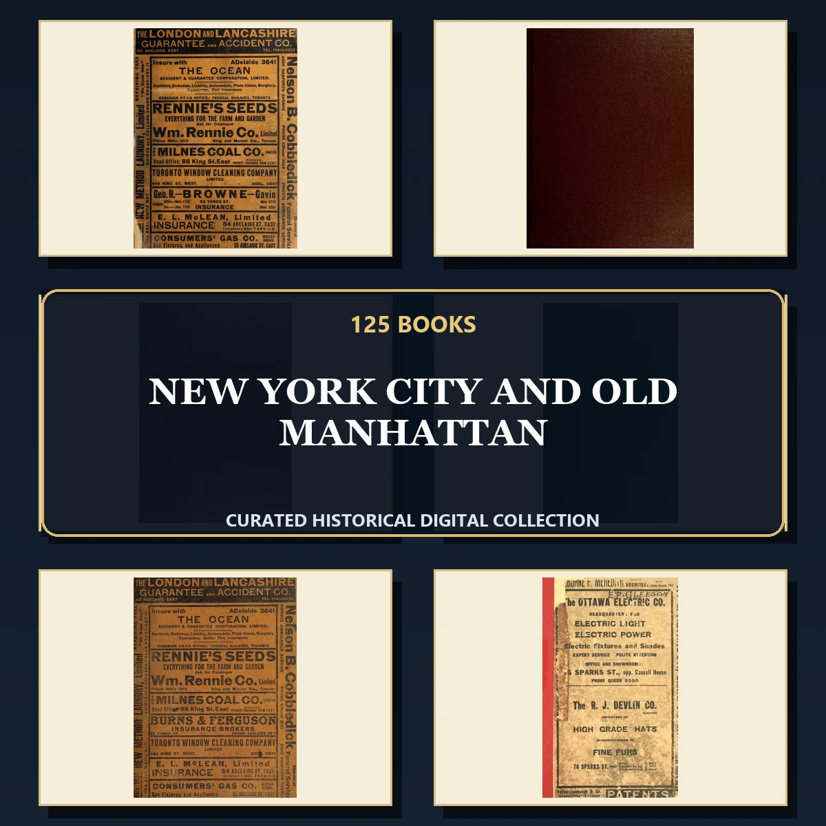 125 New York City and Old Manhattan PDF Books – Curated Historical Collection