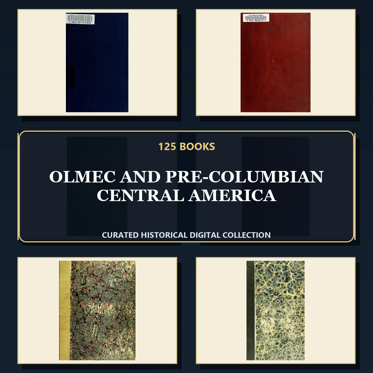 125 Olmec and Pre-Columbian Central America PDF Books – Curated Historical Collection cover