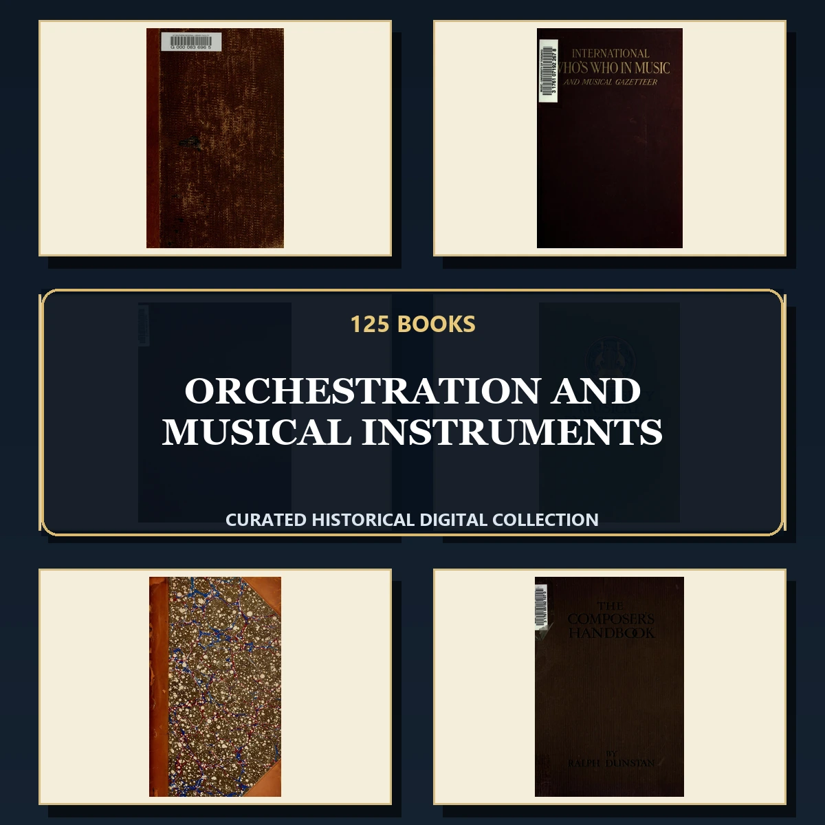 125 Orchestration and Musical Instruments PDF Books – Curated Historical Collection cover