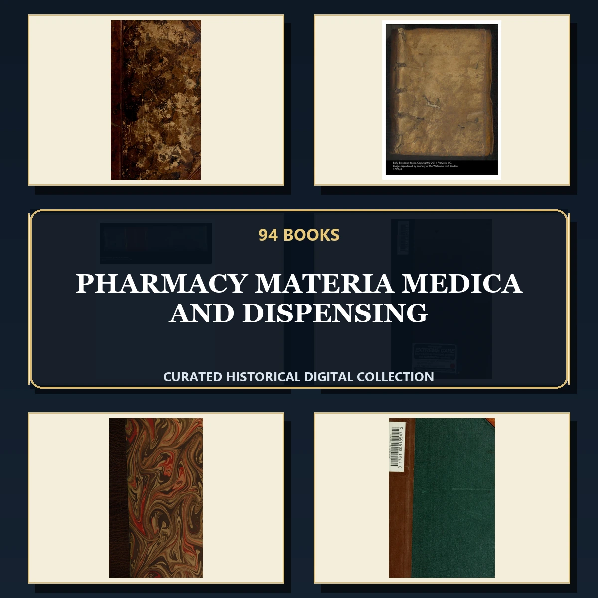 94 Pharmacy Materia Medica and Dispensing PDF Books – Curated Historical Collection