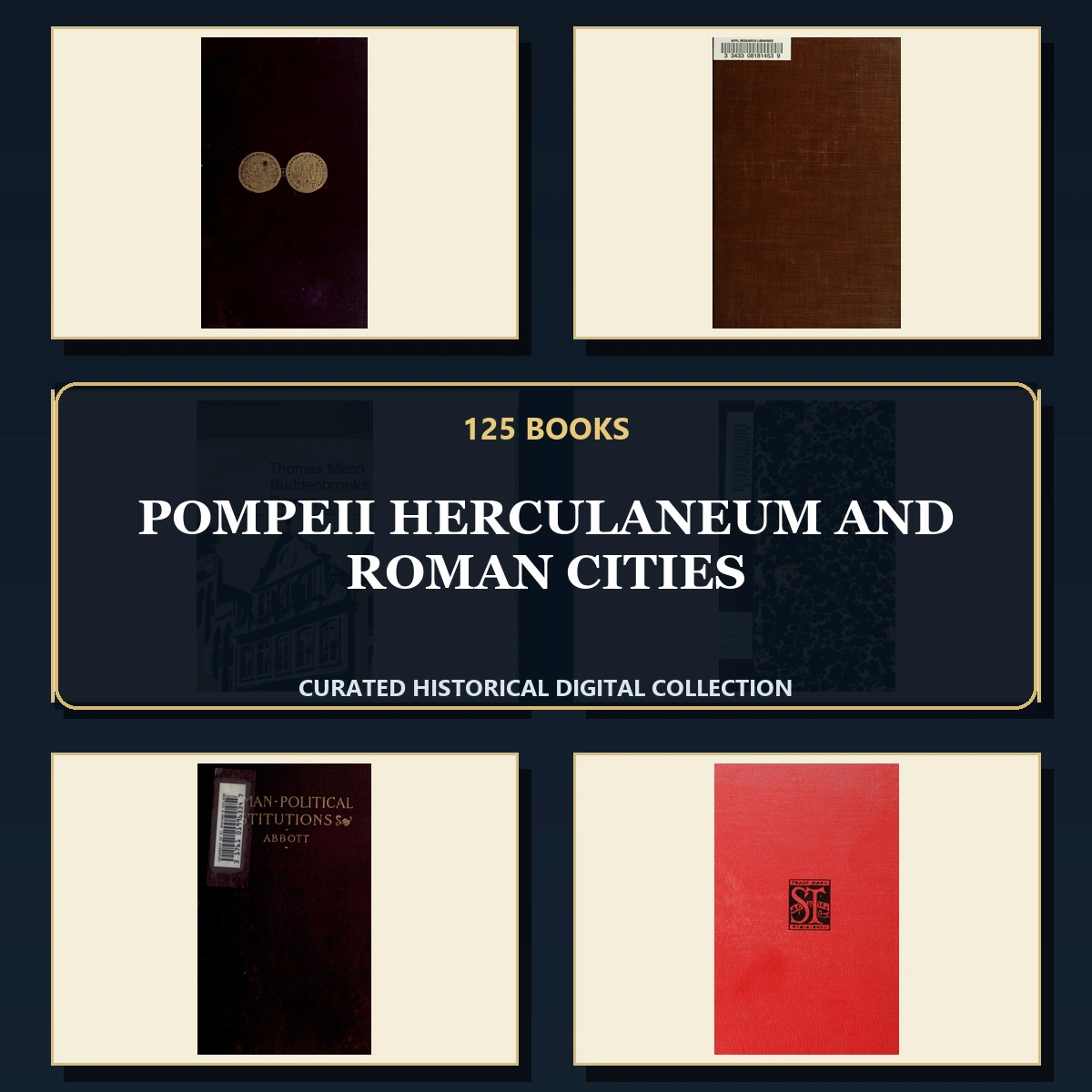 125 Pompeii Herculaneum and Roman Cities PDF Books – Curated Historical Collection cover