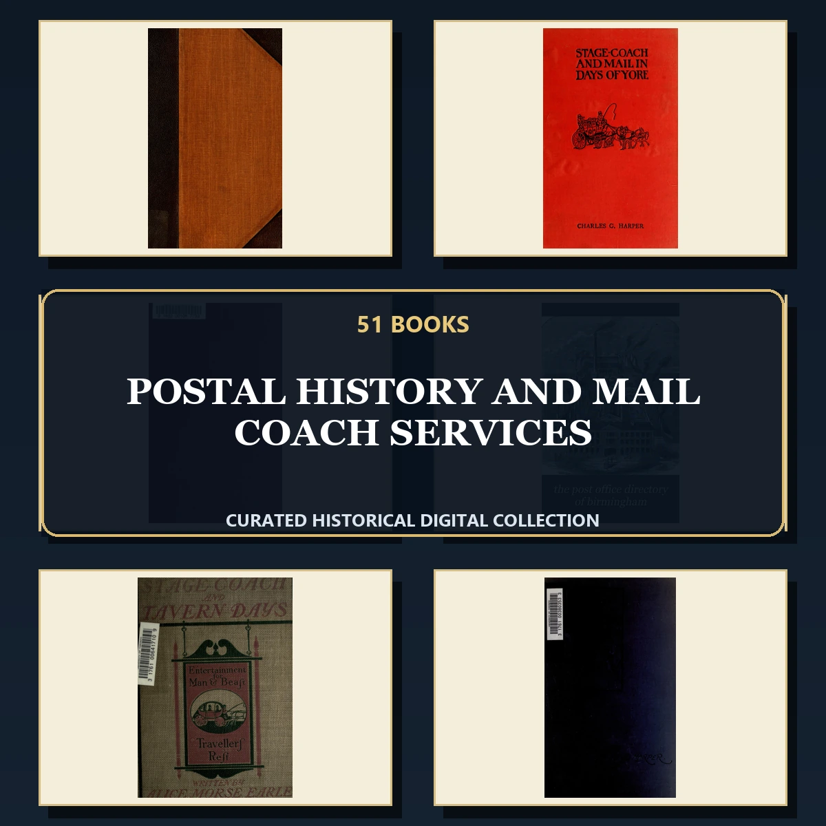 51 Postal History and Mail Coach Services PDF Books – Curated Historical Collection