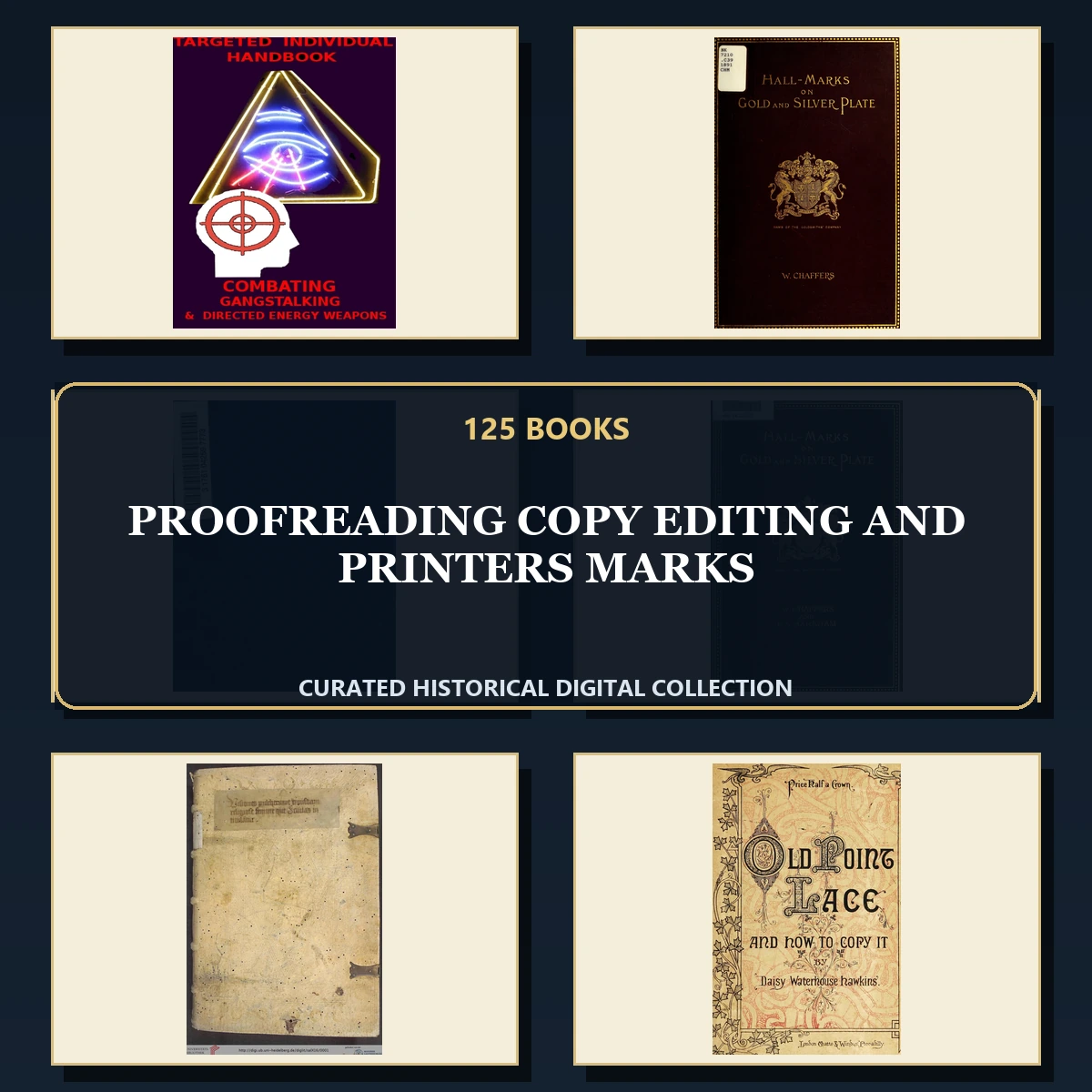 125 Proofreading Copy Editing and Printers Marks PDF Books – Curated Historical Collection