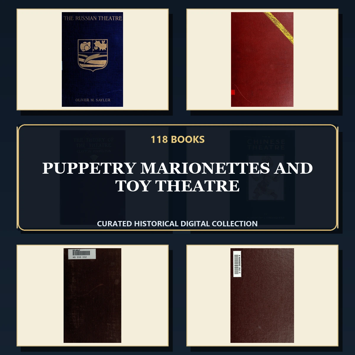 118 Puppetry Marionettes and Toy Theatre PDF Books – Curated Historical Collection cover
