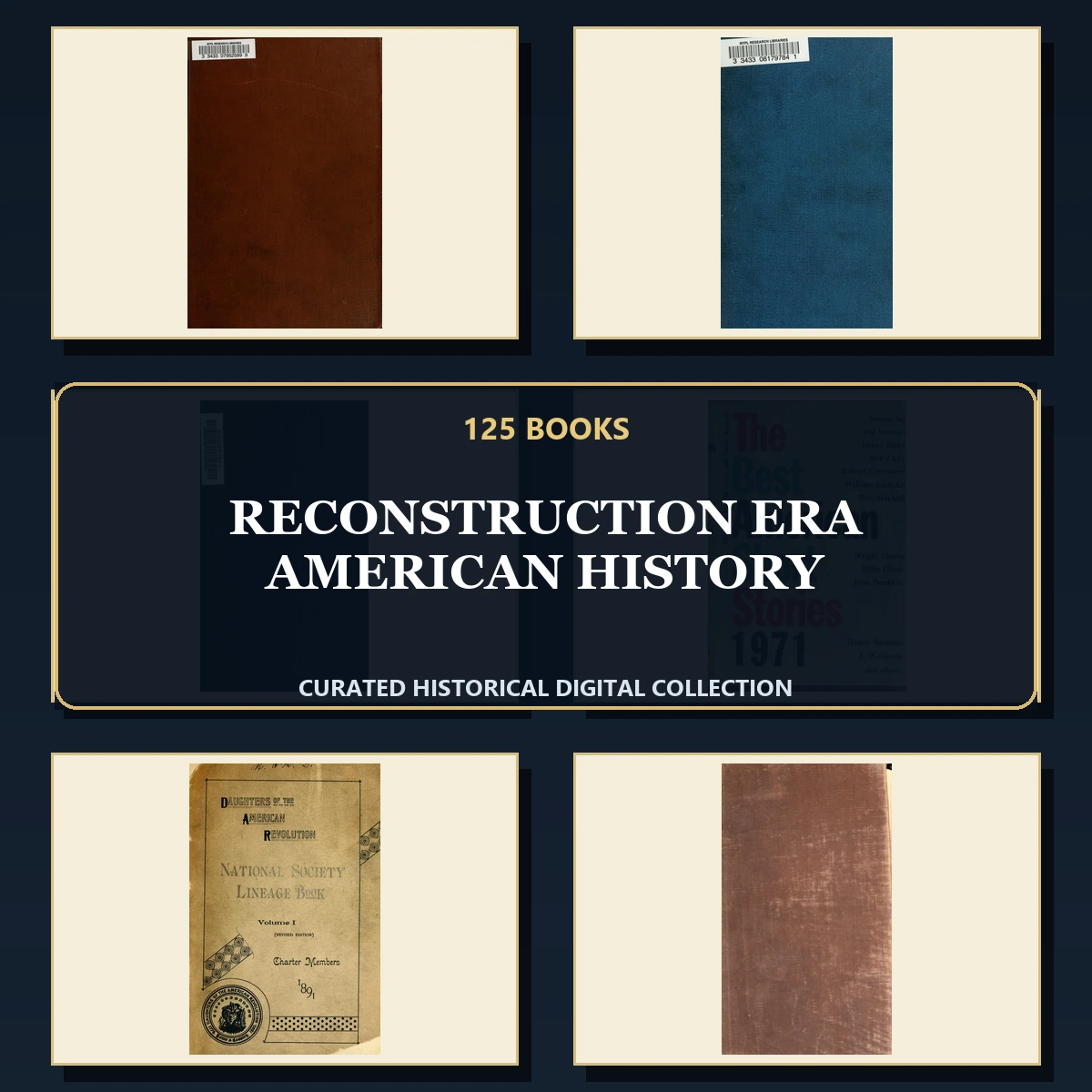 125 Reconstruction Era American History PDF Books – Curated Historical Collection cover