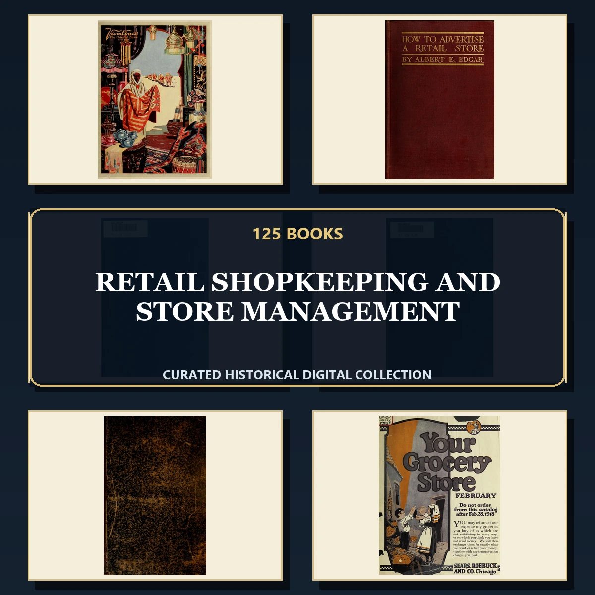 125 Retail Shopkeeping and Store Management PDF Books – Curated Historical Collection cover