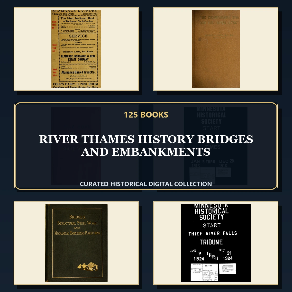 125 River Thames History Bridges and Embankments PDF Books – Curated Historical Collection