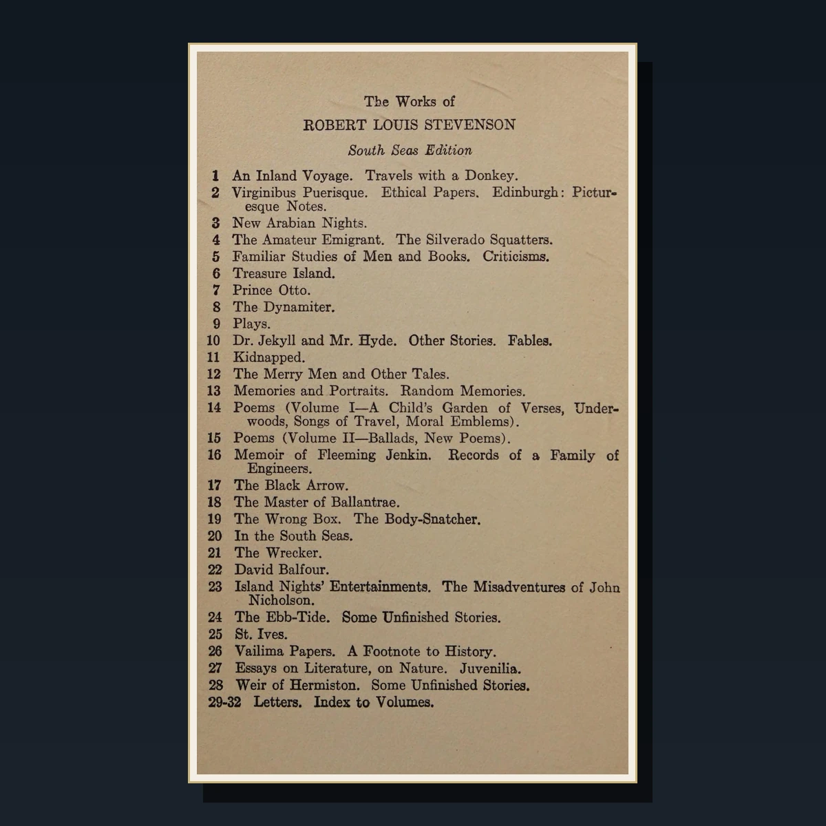 61 Robert Louis Stevenson Books image 5