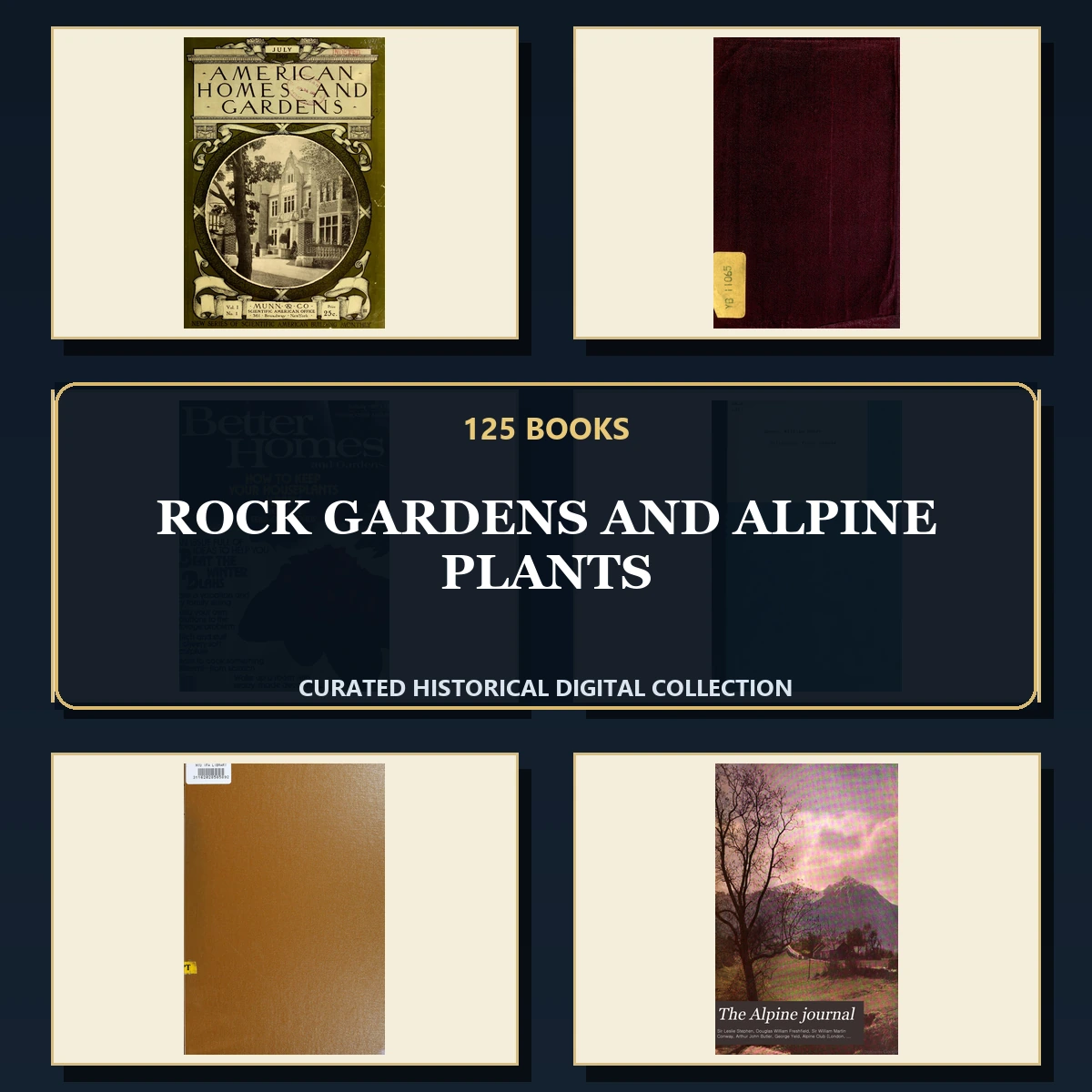 125 Rock Gardens and Alpine Plants PDF Books – Curated Historical Collection cover