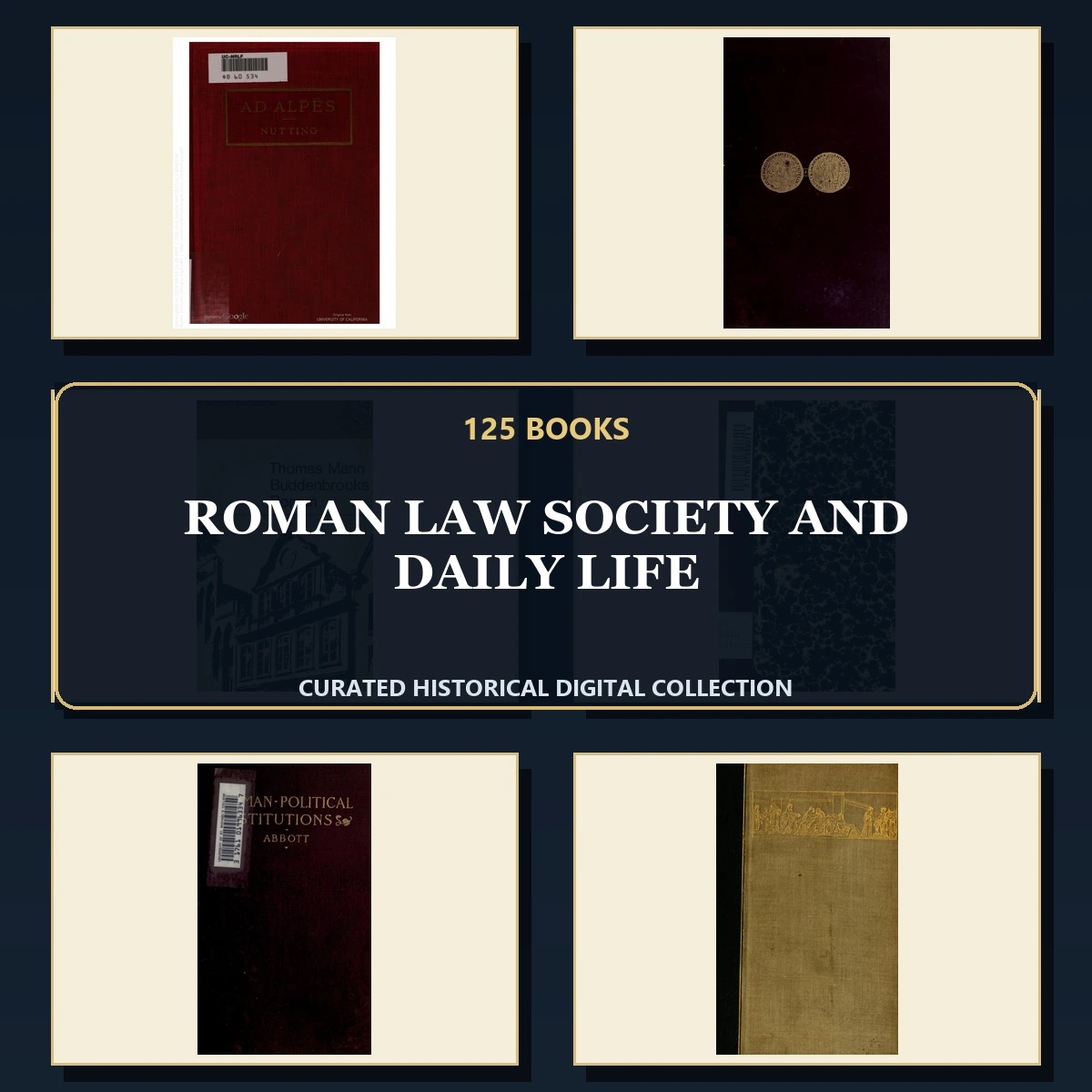 125 Roman Law Society and Daily Life PDF Books – Curated Historical Collection cover