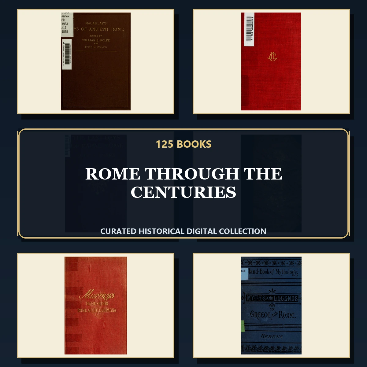 125 Rome Through the Centuries PDF Books – Curated Historical Collection cover