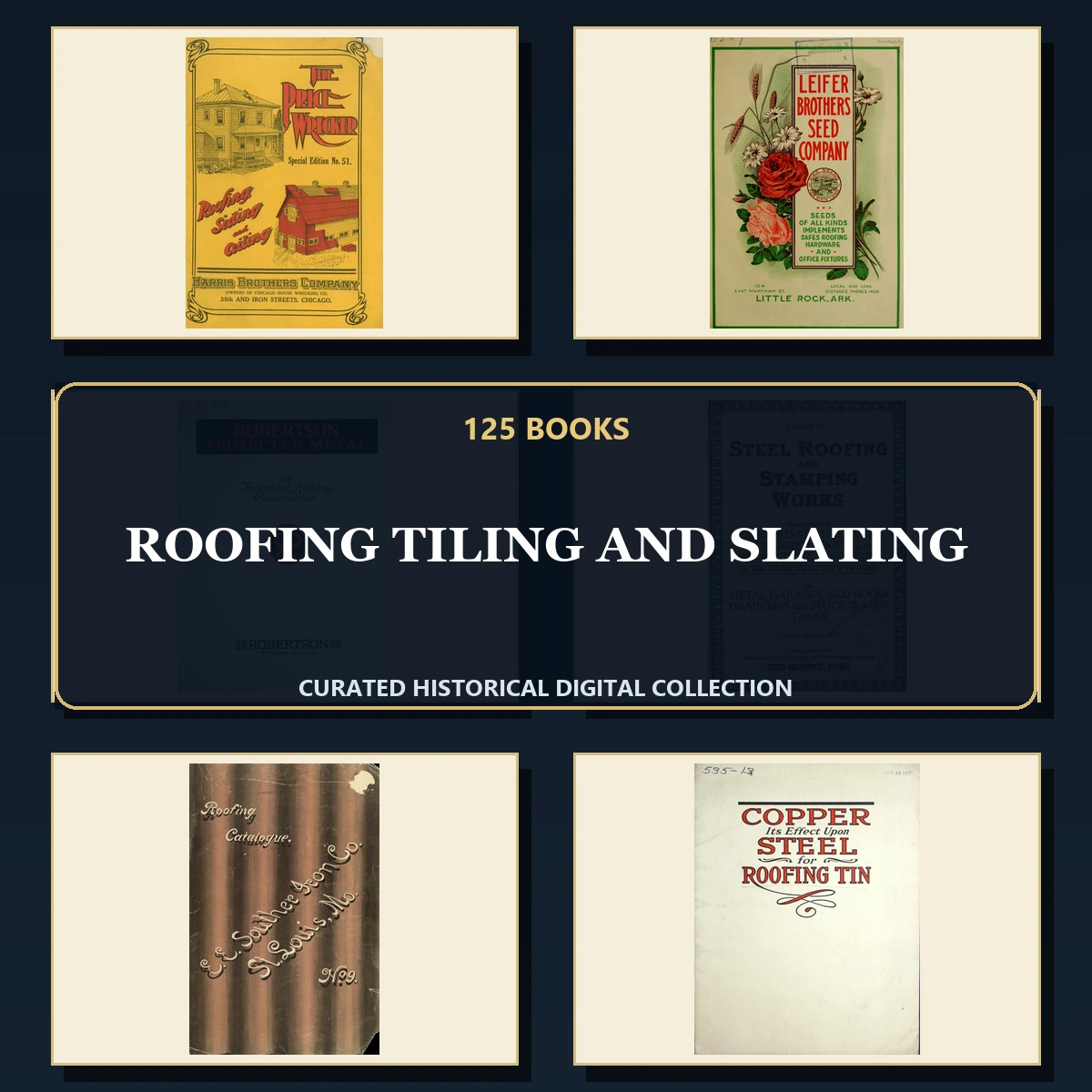 125 Roofing Tiling and Slating PDF Books – Curated Historical Collection cover