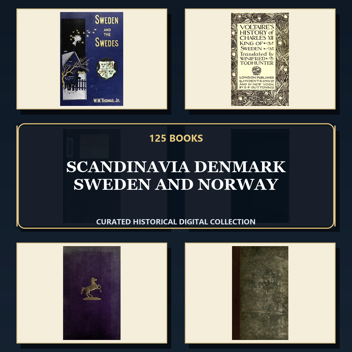 125 Scandinavia Denmark Sweden and Norway PDF Books – Curated Historical Collection cover