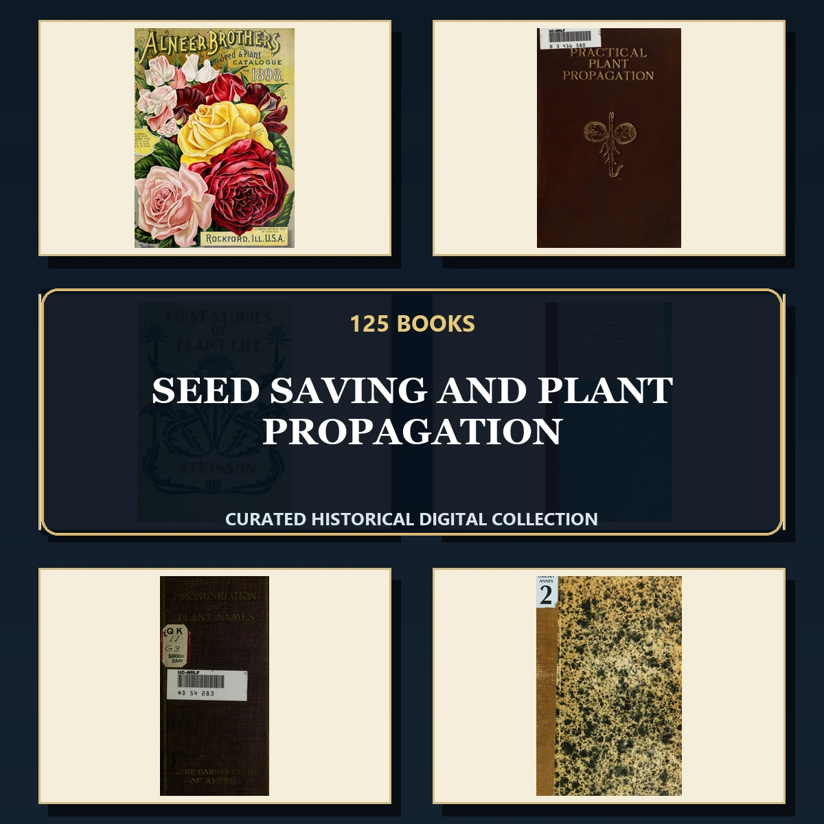 125 Seed Saving and Plant Propagation PDF Books – Curated Historical Collection cover