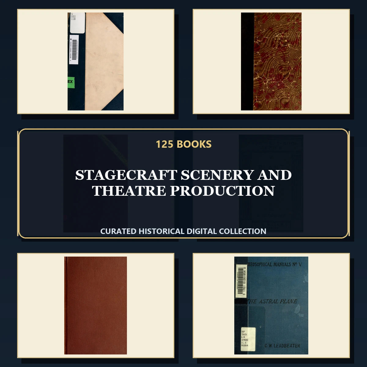 125 Stagecraft Scenery and Theatre Production PDF Books – Curated Historical Collection cover