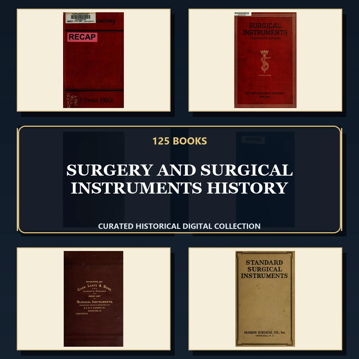 125 Surgery and Surgical Instruments History PDF Books – Curated Historical Collection