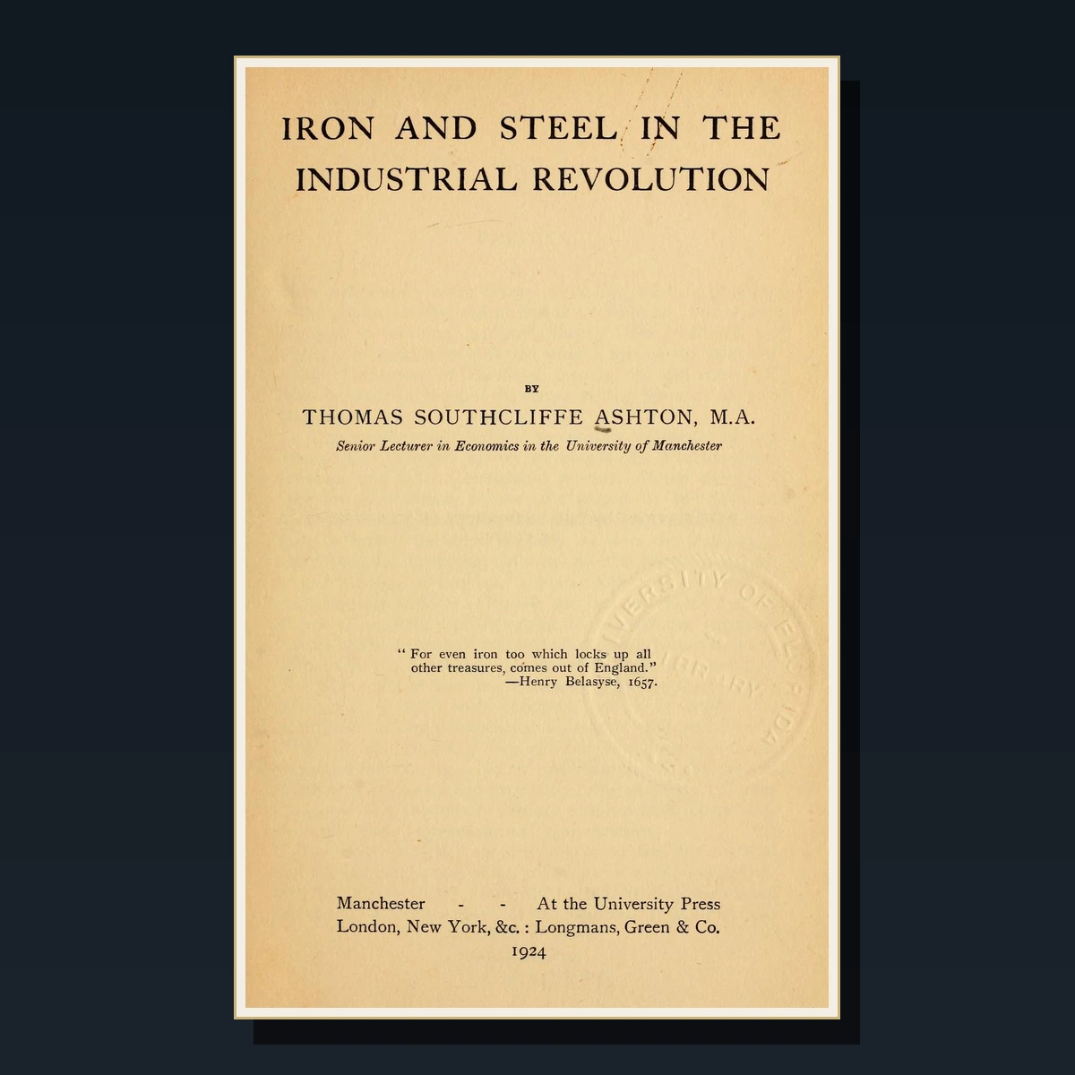 125 The Industrial Revolution Books