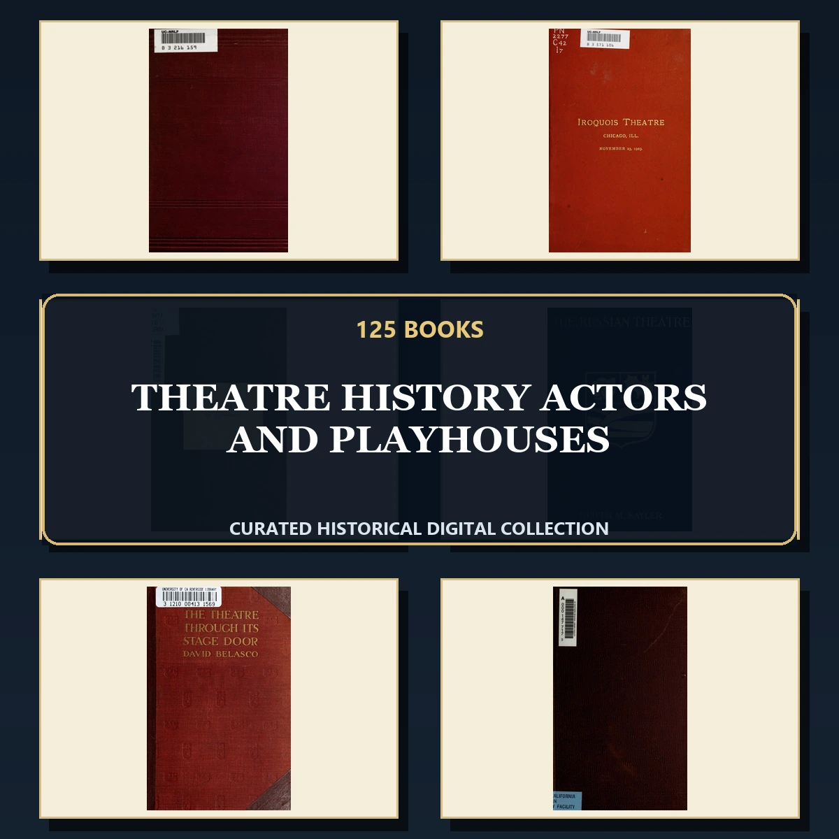 125 Theatre History Actors and Playhouses PDF Books – Curated Historical Collection cover