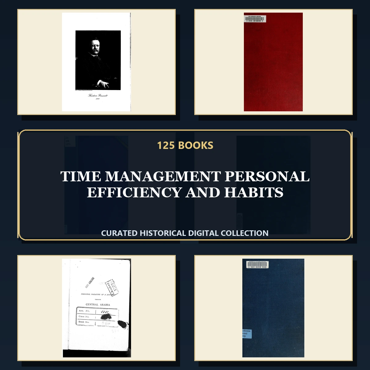 125 Time Management Personal Efficiency and Habits PDF Books – Curated Historical Collection cover