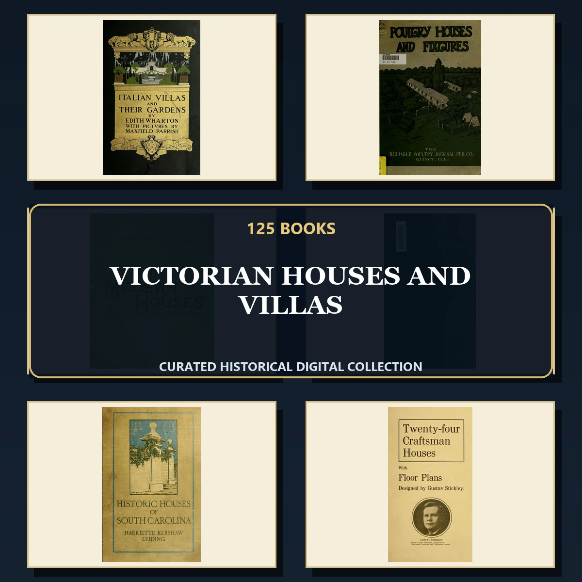 125 Victorian Houses and Villas PDF Books – Curated Historical Collection