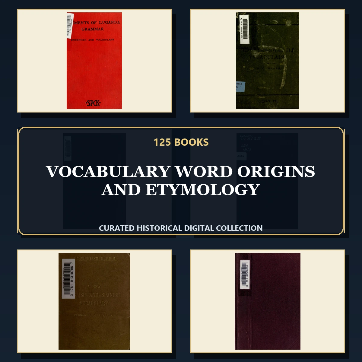 125 Vocabulary Word Origins and Etymology PDF Books – Curated Historical Collection